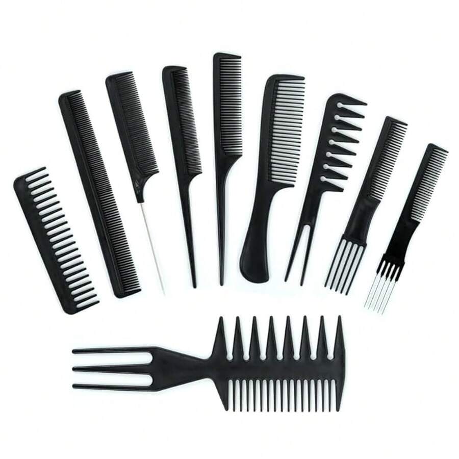Combs - 10 Pcs Hair Comb Set - View 1