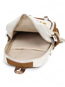 Capybara Backpack For Primary/Secondary School Students - Large Capacity, Lightweight, Versatile & Fashion Design, With A Bonus Coin Purse