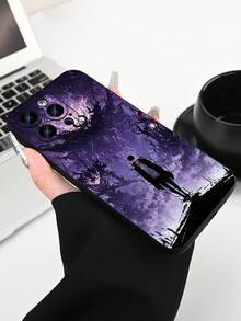 1 件 Night Boy 2D 图形印刷时尚、创意、时尚、简约、个性化、商务、卡通、帅气 Night Boy 设计保护软壳，兼容 16/15/14/13/12/11/Pro/ProMax/X/XR/XS/XSMAX/7/8/PLUS 和型号，是送给长辈、朋友、家人、情侣、生日、节日的绝佳礼物