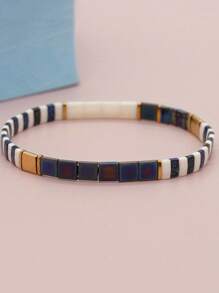 Contas de vidro tchecas multicoloridas com 2 furos, espaçadoras soltas, joias, pulseiras, colares, brincos, acessórios, encontrando contas de vidro japonesas de meia tila, espaçadores de dois furos, contas de sementes soltas para fazer joias, pulseiras faça você mesmo