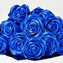New 1-1/2 Inch Wide Royal Blue Satin Ribbon, 50 Yards Solid Polyter Fabric Ribbon For Ros Making, Gift Wring, Wedding Drations, Crafts, Bows - 寶藍色 - 查看 4