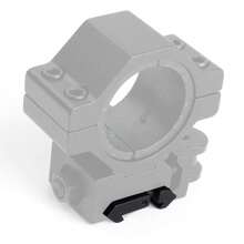 Adjustable Scope Rail Adapter 11mm To 20mm Mini Rail Converter, Lightweight Aluminum Alloy - Black - View 6