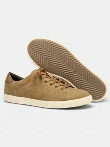 Zapatos de skate clásicos y retro para hombres, con suela de caucho, cómodos tenis planos de uso diario para estudiantes, zapatos deportivos casuales