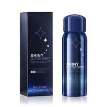 2Pcs Body Glitter Spray For Hair And Body Hairspray For Clothes Long-Lasting Body Shimmer Spray Suitable For Stage
