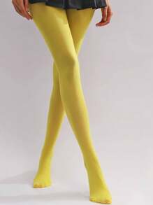 1 Pair Women's Sexy Shaping Pantyhose, Slimming Striped Tights For Thin Legs