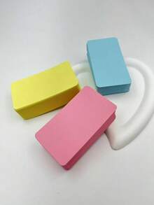500張/300張/200張/100張 便條紙、空白明信片、書籤、訊息貼紙，便攜式，多色可選，學校用品，返校季 - 彩色 - 查看 20