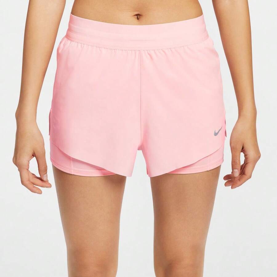 Women's Nike Swift 2-In-1 Woven Shorts, Style #: HJ5377-607 - Pink - View 1