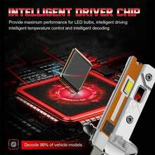 CHUSYYRAY 4x Bulbs LED Headlight High/Low Beam 12v 6000K White For Peugeot 207 2006-2013 - 1 - View 5