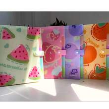 Back To School - Summer Friuts Expanding File Folder With 5 Pockets, Accordion File Organizer Letter Size For School Office Home With Tabs - Single Piece - View 1