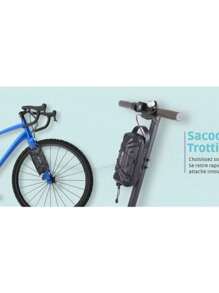 Bolsa impermeable para patinetes eléctricos para adultos, 2 litros, innovador soporte para patinetes eléctricos o patinetes antirrobo