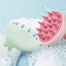 Silicone Bath Brush For Adults And Babies, Soft Massage Shampoo Brush, Odorless, Formaldehyde Free, Battery Free, With Ideal Christmas Gift Back To School