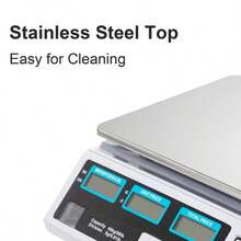 ACS-30 40kg/5g Kg/Lb Switchable Pricing Scale White - White - View 11