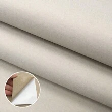 57 Inch Fabric Repair Patches – Self-Adhesive Linen & Microfiber Canvas Patch Kit For Furniture, Sofas, Car Seats, Chairs, Handbags, Jackets, Pillows – Strong Adhesive, Multi-Color Beige & Grey – Indoor & Outdoor Use