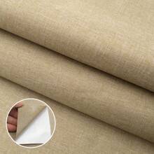 57 Inch Fabric Repair Patches – Self-Adhesive Linen & Microfiber Canvas Patch Kit For Furniture, Sofas, Car Seats, Chairs, Handbags, Jackets, Pillows – Strong Adhesive, Multi-Color Beige & Grey – Indoor & Outdoor Use