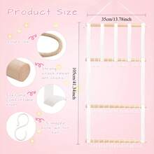 30 pièces Organisateur de support pour accessoires de cheveux en forme de nœud papillon, support de clip pour bandeau décoratif pour filles et bébés