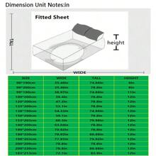 1 pièce Drap-housse de couleur unie doux, résistant aux rides et respirant, convient pour la chambre à coucher, idéal pour offrir à vos parents, votre famille et vos amis, lavable en machine, 16 tailles disponibles en couleurs pastel