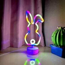 1 pièce Enseigne au néon tête de vache rose 11x10x0,7 po environ 28x25,5x1,8 cm Lumière décorative à LED, alimentée par batterie ou USB (flamme, nuage, éclair, pont arc-en-ciel) Lumière néon pour bureau ou décoration murale, toile de fond pour diffusion en direct d'influenceur, convient pour la chambre, la maison, les fêtes, les anniversaires, les demandes en mariage, la Saint-Valentin, la Fête des mères, la décoration de Noël