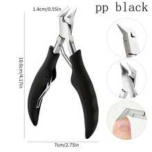 Professional Nail Clipper, Stainless Steel Nail Clippers, Ingrown Toenail Nipper Nail Care Tool - Multicolor - View 6
