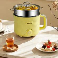 RAF 便携式电煮锅，电蒸锅，多功能锅，适合1-3人使用，使用方便，蒸煮一体，不粘锅，可煮鸡肉、面条、米饭、粥、火锅、蒸鸡蛋、包子等各种食物，必备多功能锅 - 美規A型插(110-127V) - 查看 10