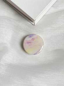 1pc Marble Grain Bubble Transparent Slouchy Bracket, Creative Adjustable Desktop Phone/Tablet Stand Compatible With IPhone, Android Phone, Gift For Birthday, Family, Friends Push-Pull Phone Grip, Phone Holder, Phone Accessories Compatible With IPhone, Android Phone, Gift For Birthday, Family, Friends - Multicolor - View 8