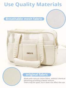 Dog Carrier For Small Dogs Rabbit Cat With Large Pockets, Bag, Dog Carrier Soft Sided, Collapsible Travel Puppy Carrier