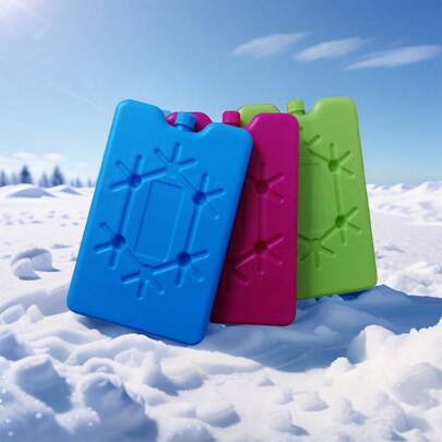 Reusable Ice Box For Cooling Durable & Leak-Proof Cooling Stones For Outdoor Picnic Camping