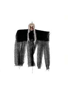 1 szt. wisząca dekoracja w kształcie ducha na Halloween, upiorna dekoracja na werandę i podwórko