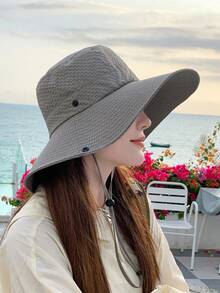 Unisex Western Cowboy Bucket Hat, Foldable And Sunproof, Ideal For Outdoor Activities, Such As Hiking And Travelling, 1pc