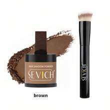 Sevich Hair Shadow Powder Set With Brush, Evenly Mixed Powder, Finely Applied To Instantly Cover Hair And Hair Roots, Waterproof Hair Powder Filler, Natural Styling - Black - View 10