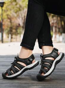 Sandalias para mujer de verano, cómodas sandalias 2025 de nuevos diseñadores, zapatillas ligeras para uso en exteriores y playa