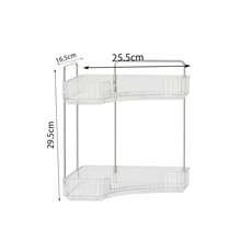 1 Pc 90° Corner Bathroom Countertop Organizer - Vanity Tray For Bathroom & Kitchen