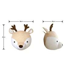 Ins Style Dynamic Head Wall Decoration: Nordic Style House Decoration 3D Cartoon Doll Pendant Early Education Cognitive Teaching Tool