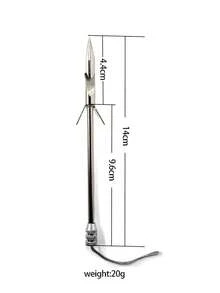 3/6/9件套不锈钢钓鱼工具，不锈钢弹弓配件鱼叉，户外狩猎钓鱼配件，适合作为生日或节日礼物送给朋友和家人