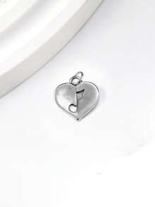 1pc Simple And Unique 925 Sterling Silver Joyful Melody Charm DIY Pendant Delicate Jewelry Gift For Women Or Men