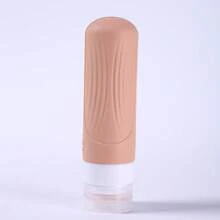 1pc Silicone Travel Refillable Bottle, Portable 90ml Containers For Shampoo, Body Wash, Lotion