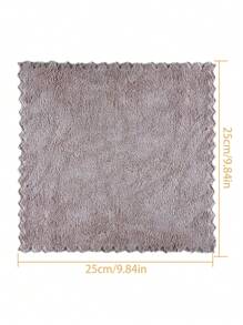 2/5/10pcs Makeup Remover Cloths, Cleansing, Reusable, Soft & Washable Coral Fleece Microfiber Washcloths / Towel For Face, Eye, Lips