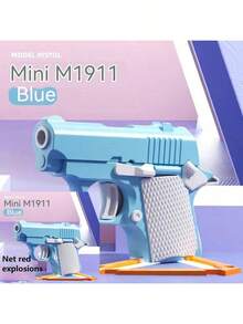 1911 3D gedruckte kleine Pistolen-Spielzeuge, geeignet als Spielzeug für Erwachsene, Stressabbau-Pistolen-Spielzeug für Erwachsene, geeignet zum Abbau von ADHS, Angst, bestes Weihnachtsgeschenk für Erwachsene