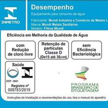 Torneira Gourmet Bica Móvel Para Parede de Cozinha Com Filtro Pró Saúde e Tubo Preto Flexível Com Arejador Cromado Acoplado 2161 C80 - Preto - Visão 9