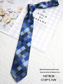 1pc Unisex Casual Polyester Plaid Bow Tie, Suitable For All Seasons - Multicolor - View 11