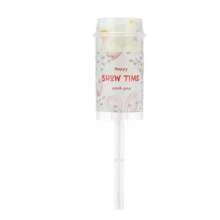 Novo lançador de confete para festa de fim de ano, decoração de festa de aniversário de casamento, confetes de papel coloridos