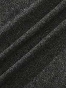 Tricou cu mânecă scurtă cu gât rotund și imprimeu grafic cu slogan roz pentru femei