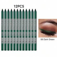 12PCS Colored Eyeliner Gel Pens Automatic Rotating Glue Eyeliner Pen Waterproof, Not Easy To Remove Makeup Lasting, Not Easy To Smudge The Glue Eyeliner Pen - Nhiều màu - Xem 5
