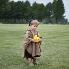 1pc Rain Poncho Kids,Toddler Poncho With Hood,Waterpoof Rain Jacket Coat,3D Cartoon Children Rainwear For Girl Boy