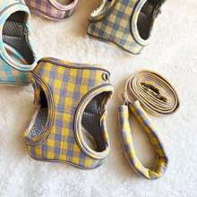 Fully Enclosed Dog Leash, Summer Vest Style Pet Harness, Breathable Dog Leash For Medium & Small Breeds, Corgi, Poodle, Outdoor Use