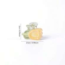 20pcs Random Colors Mini Tulip & Sunflower Cute Hair Clips, Bangs & Hair Accessories, Suitable For Women In Summer Beauty Claw Clips - Multicolor 20pcs - View 6