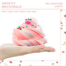 粉红云黄油史莱姆，香味弹力玩具，派对奖品，学校教育，男孩女孩的生日礼物（200 毫升） - 彩色 - 查看 3