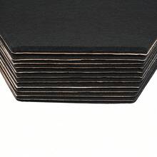 YUNRUX 12* Acoustic Panels Hexagon Acoustic Panels Sound Absorbing Acoustic Panels Sound Insulating Panels Wall Panels - Black - View 11