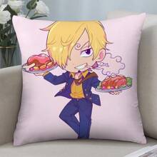 1pc One Anime Cool Pieces Pillowcase Pillow Cover Sofa Decoration Gift Home Print Cushion Cover