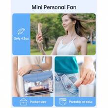 TFFFPortable Handheld Mini Fan: 2 In 1 Rechargeable Hand Held Fan With Backup Power And Digital Display Summer Essentials For Travel Concerts Makeup Lash Gifts For Women Girls Pink