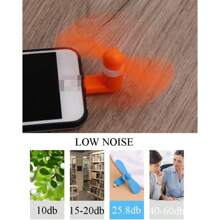 TFFFMini Cellphone Fan Portable Mobile Phone Fan Compatible With IPhone Cell Phone Summer Accessories 6 Pack